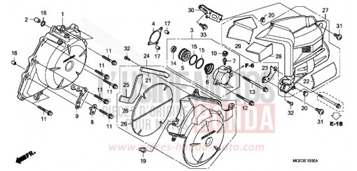COUVERCLE DE GENERATEUR C.A. VFR1200FA de 2010